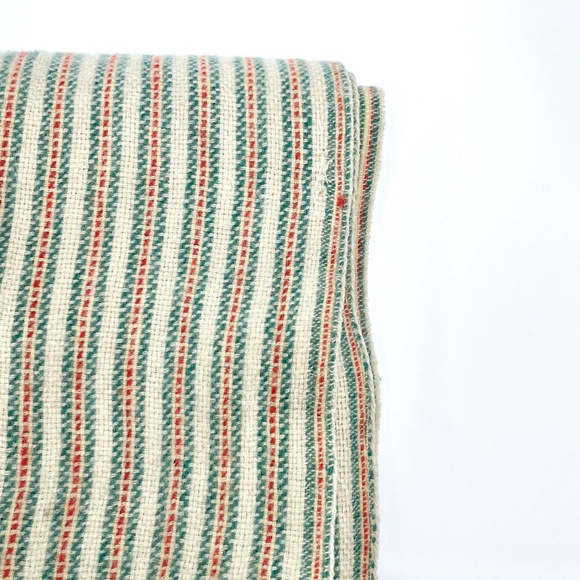 Vintage Troy Stipe Blanket Scarf Snuggler 100% Wool Throw - Picture 8 of 8